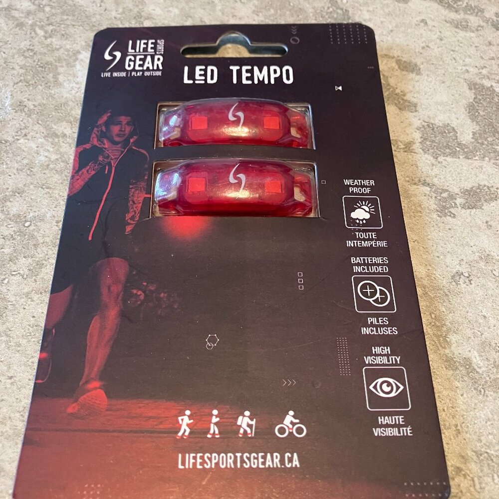 NEW *** Life Gear Led Tempo Security lights for shoes